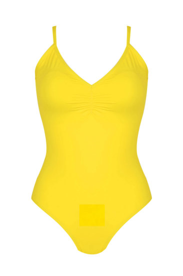 CHANEL strój kąpielowy Żółty - stroje kąpielowe - SHE