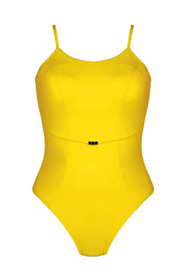 DOVE strój kąpielowy Żółty - stroje kąpielowe - SHE